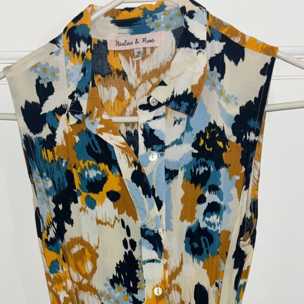 Harlow and  Rowe Button Summer Dress